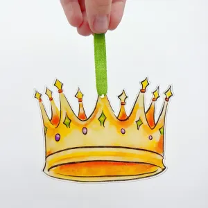 Acrylic Crown Ornament