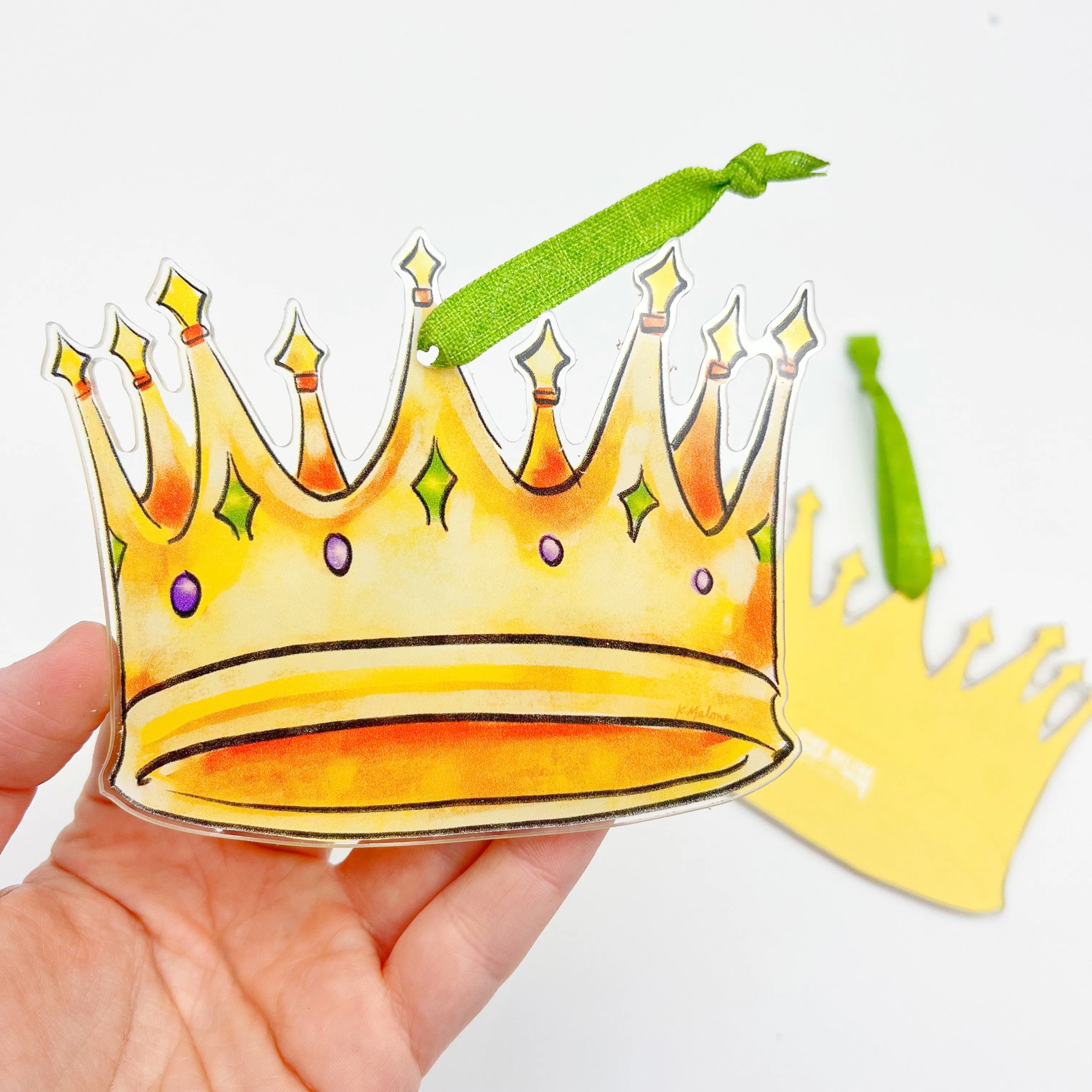 Acrylic Crown Ornament