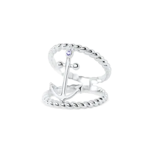 Anchor Double Rope Ring