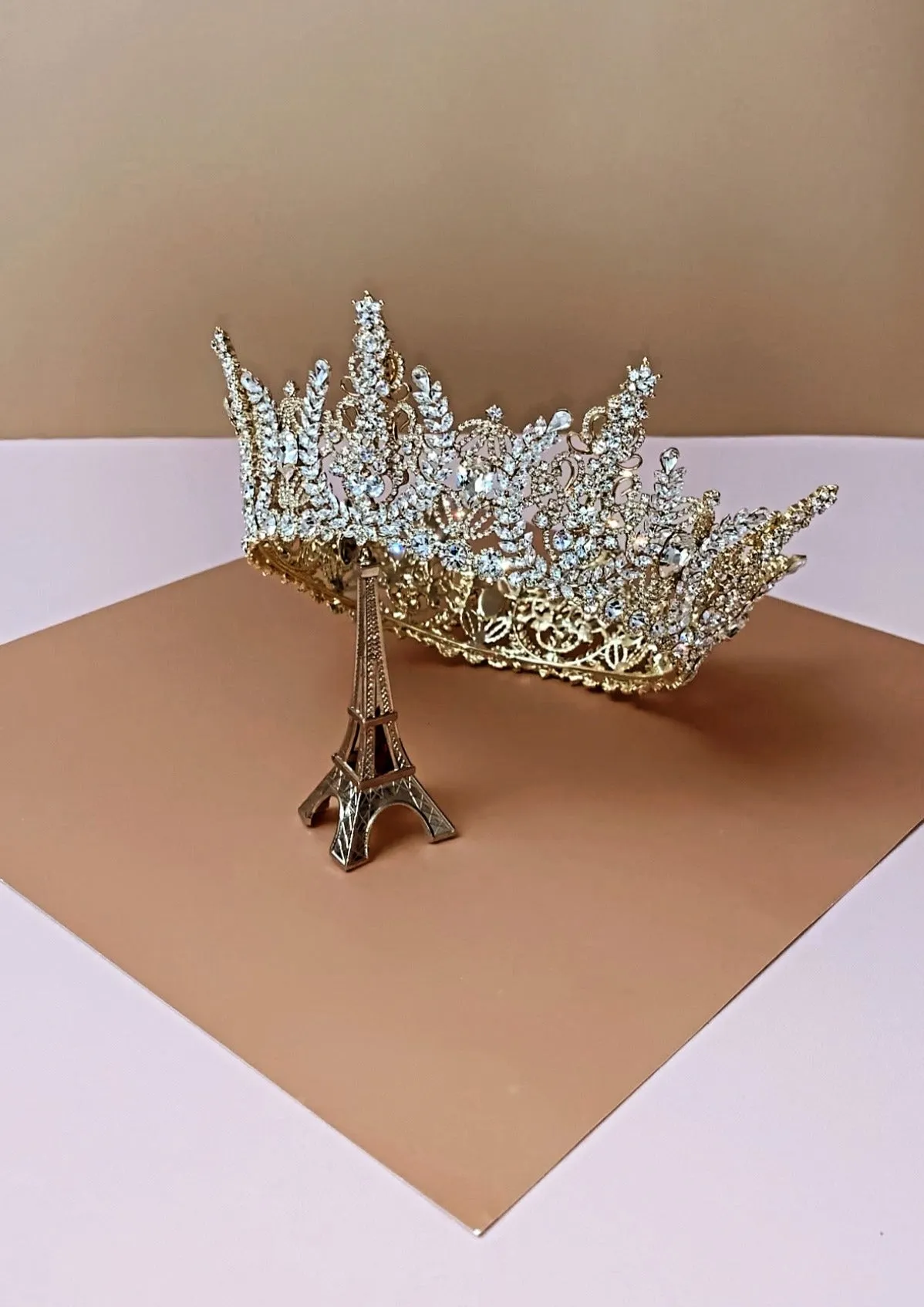 AURORA Full Crown, Swarovski Wedding Full Crown