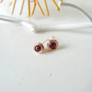 Branka Earstuds / Garnet