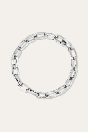 Cara silver plated chain anklet/bracelet