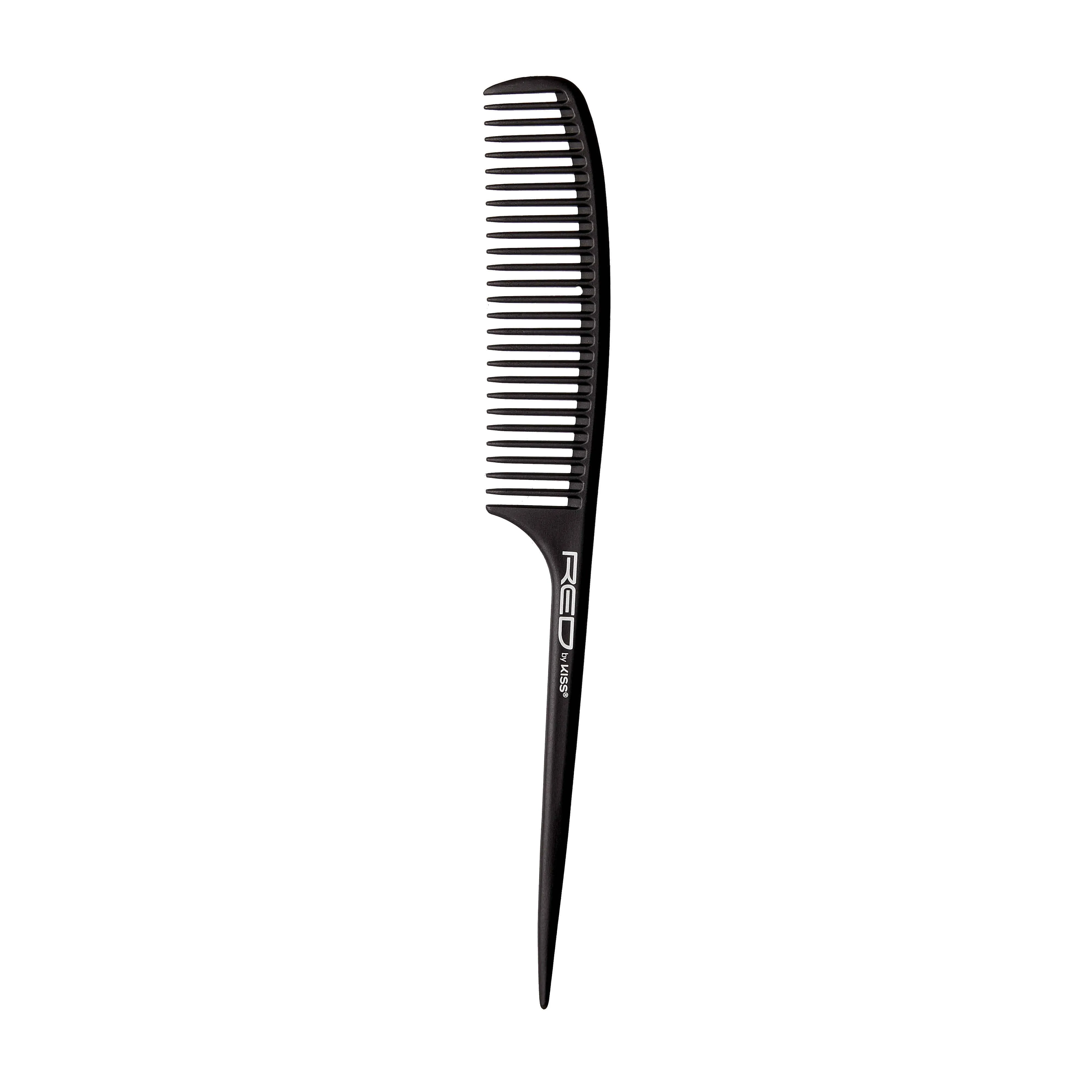 Carbon-Fiber Wide Teeth Rat Tail Comb