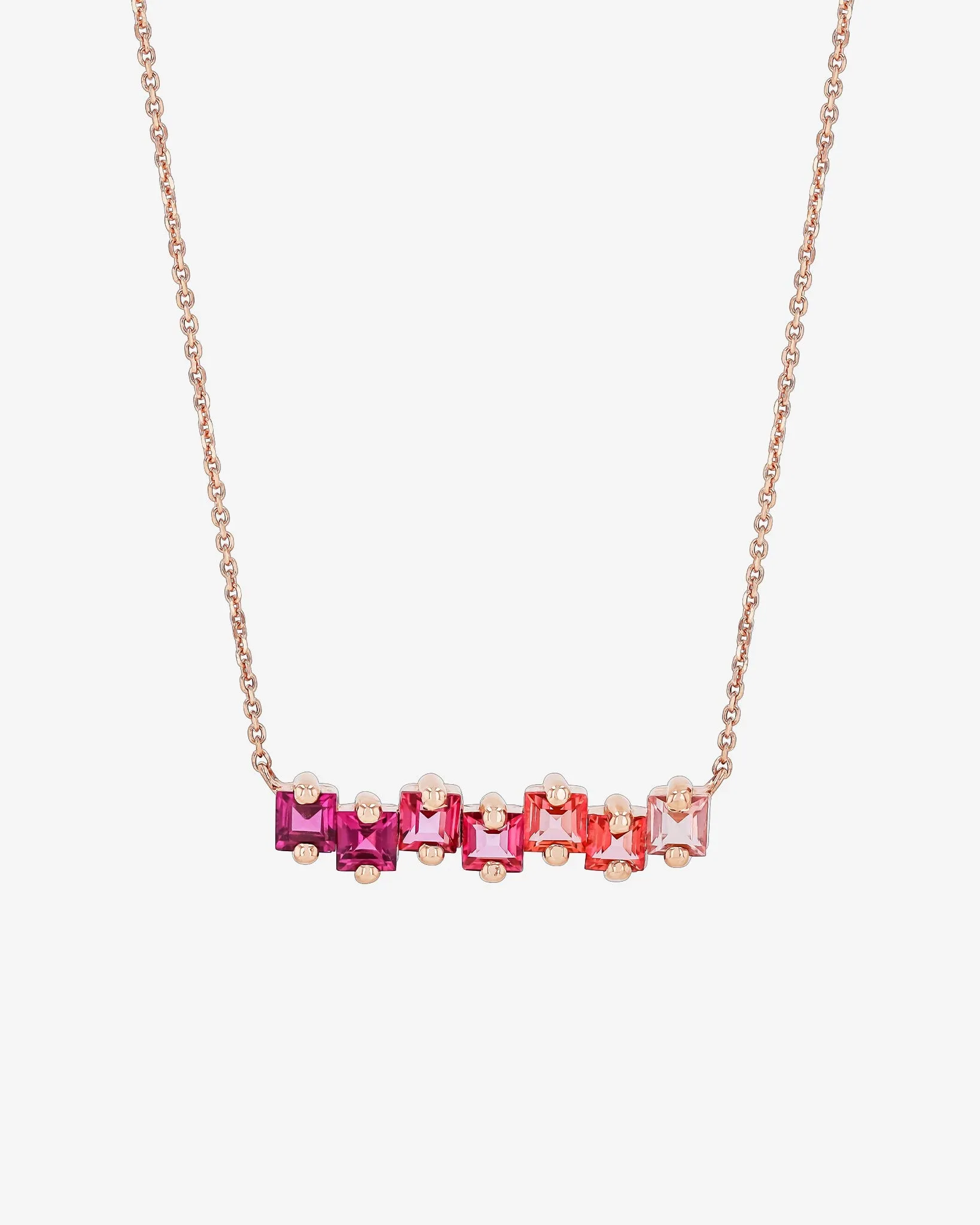 Cierra Red Ombre Bar Pendant