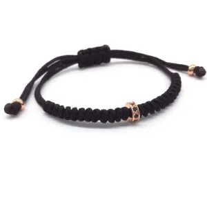 Classy Men Bracelet Macrame Rose Gold