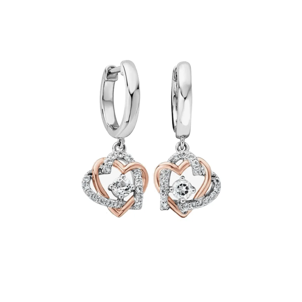 Clogau Always in my Heart Drop Earrings