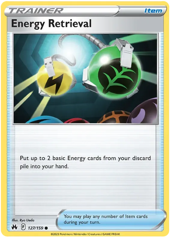 [Collector Troves] Pokemon Sword & Shield Crown Zenith Trainer Energy Retrieval Card