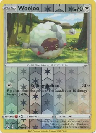 [Collector Troves] Pokemon Sword & Shield Crown Zenith Wooloo Card