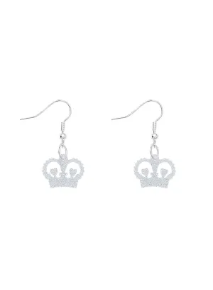 Crown Charm Earrings