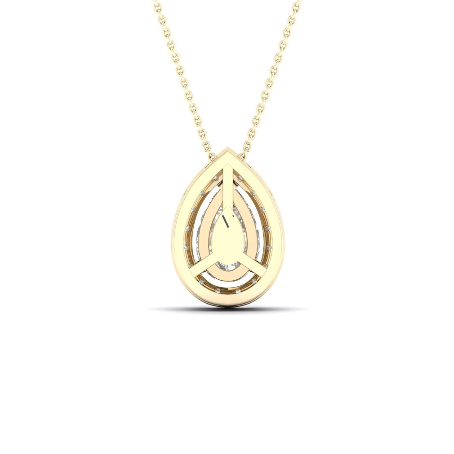 Dewdrop Halo Necklace