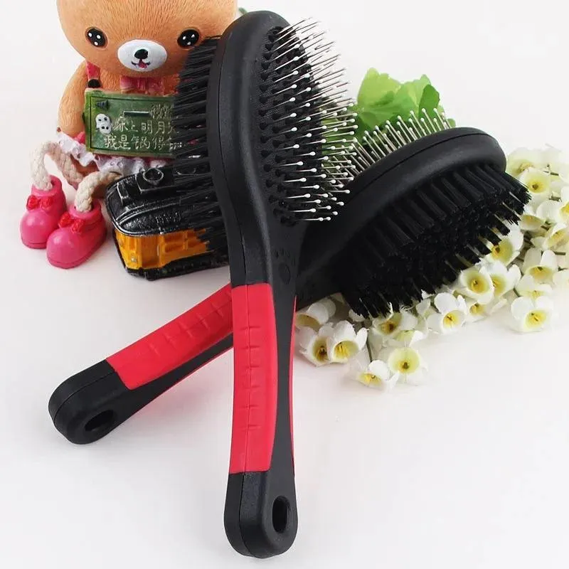 Double-Faced Long Hair Pet Comb Brush