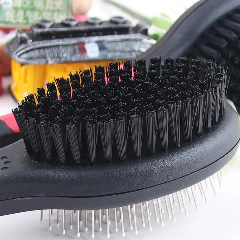 Double-Faced Long Hair Pet Comb Brush