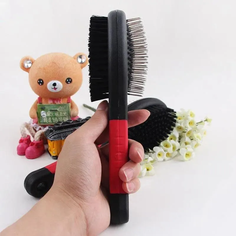 Double-Faced Long Hair Pet Comb Brush