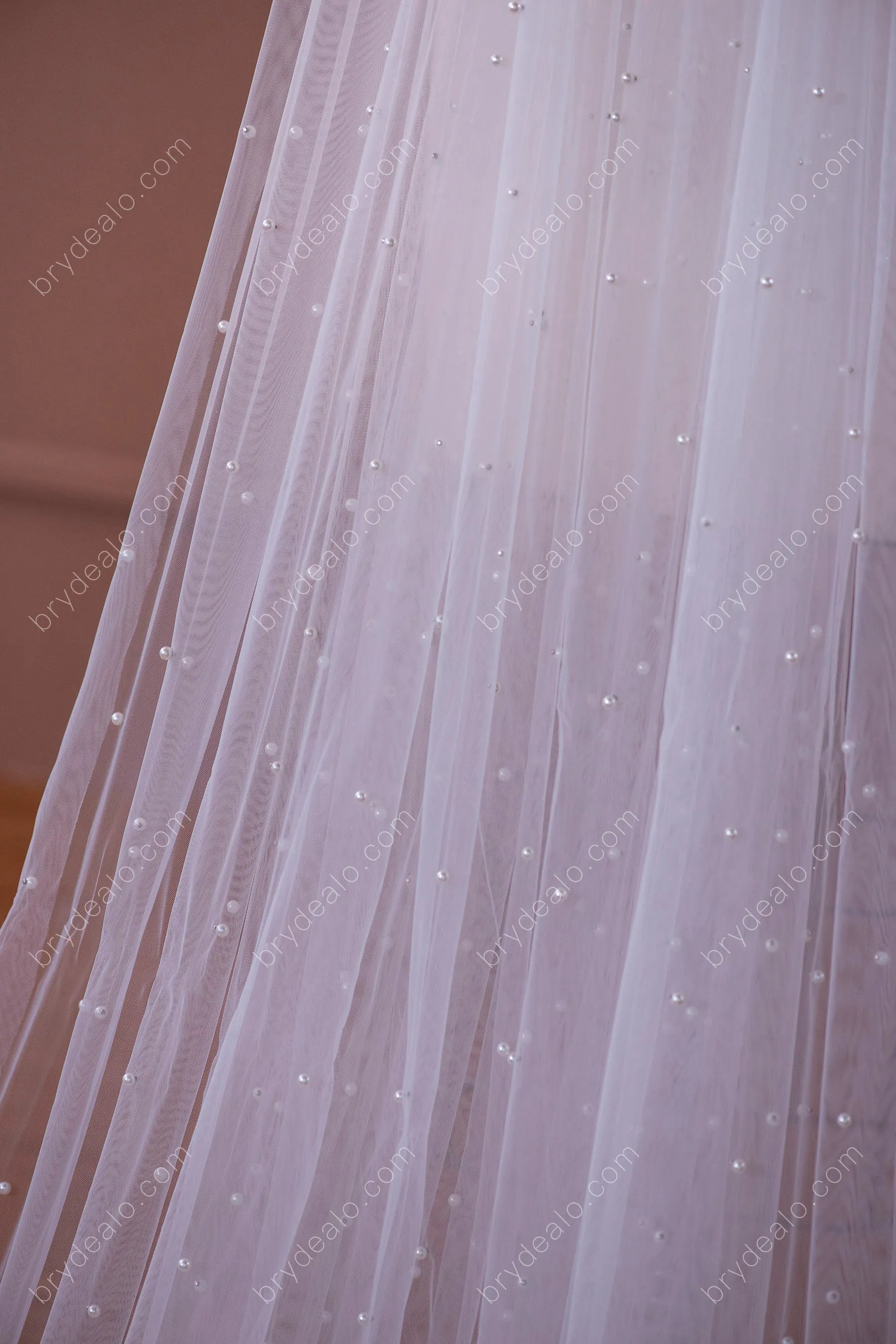 Eternal Pearls Cathedral Length Bridal Veil