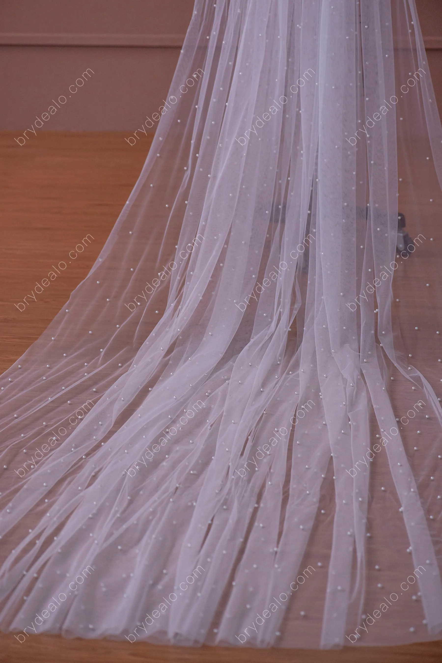 Eternal Pearls Cathedral Length Bridal Veil