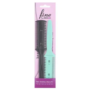 Fine Lines UK Hair Razor Comb - Pack of 2 (399-01)