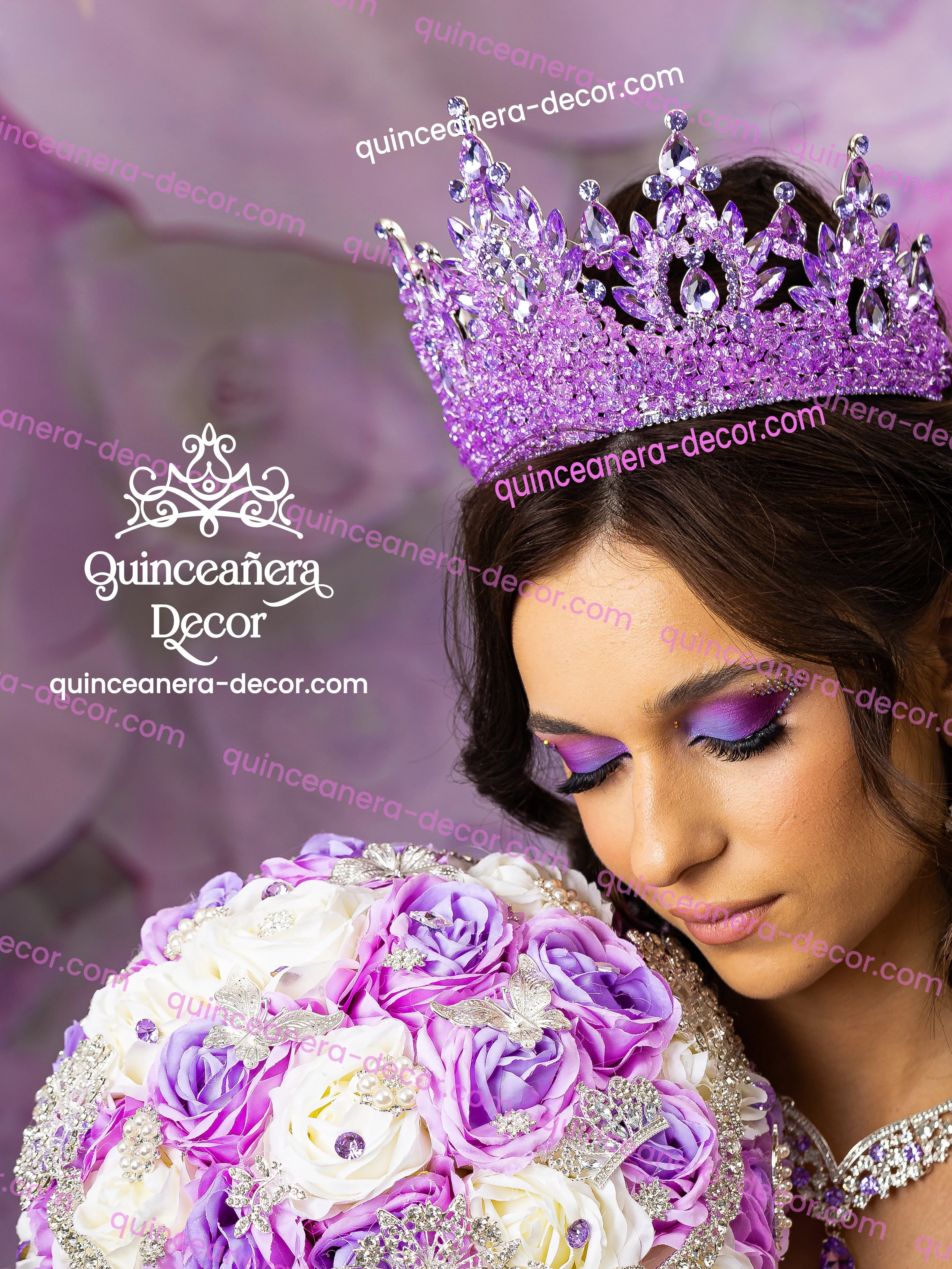 Lilac Quinceanera Crown