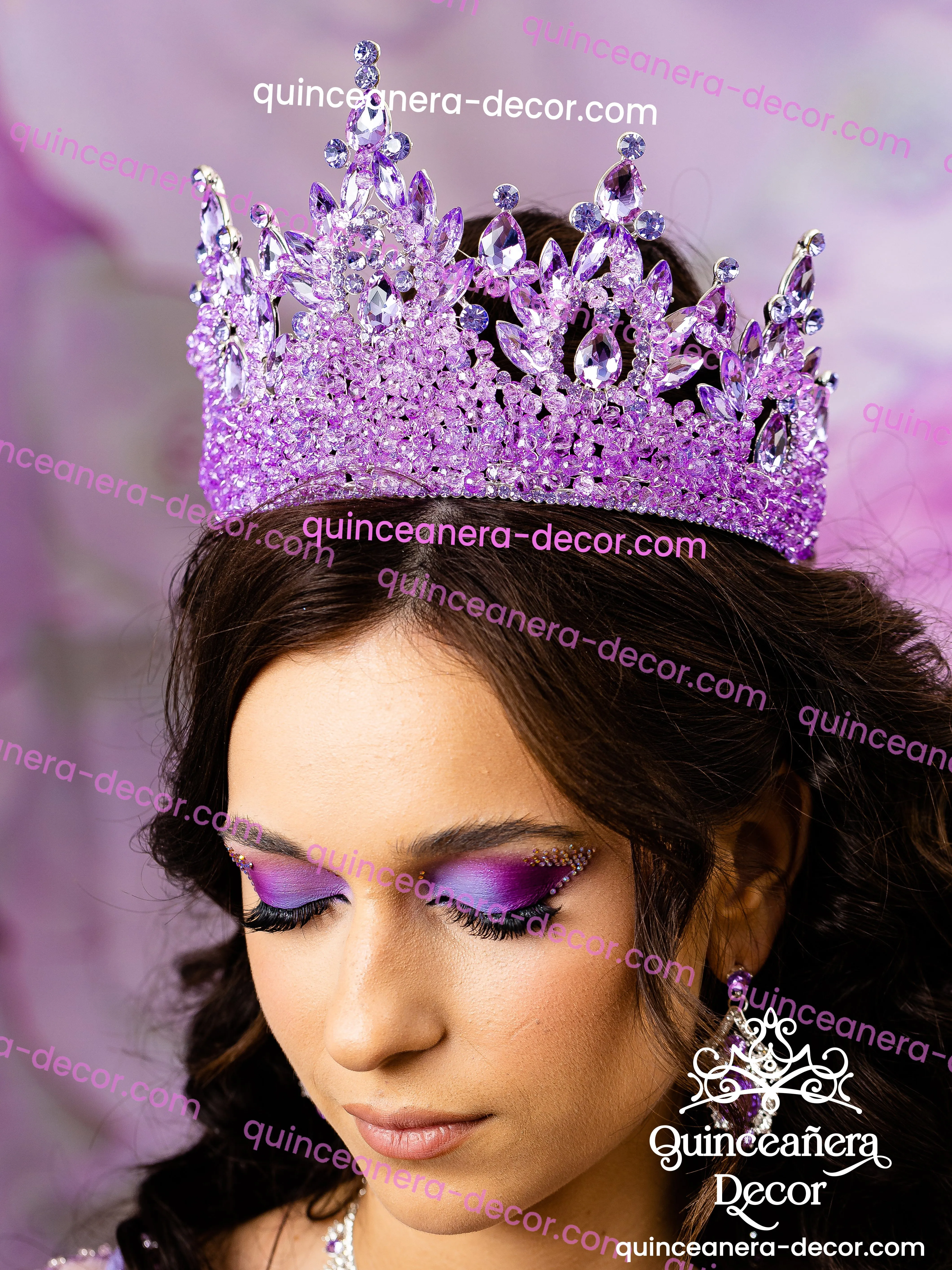 Lilac Quinceanera Crown