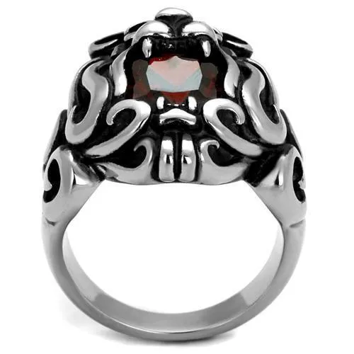 Men Stainless Steel Cubic Zirconia Rings TK2339