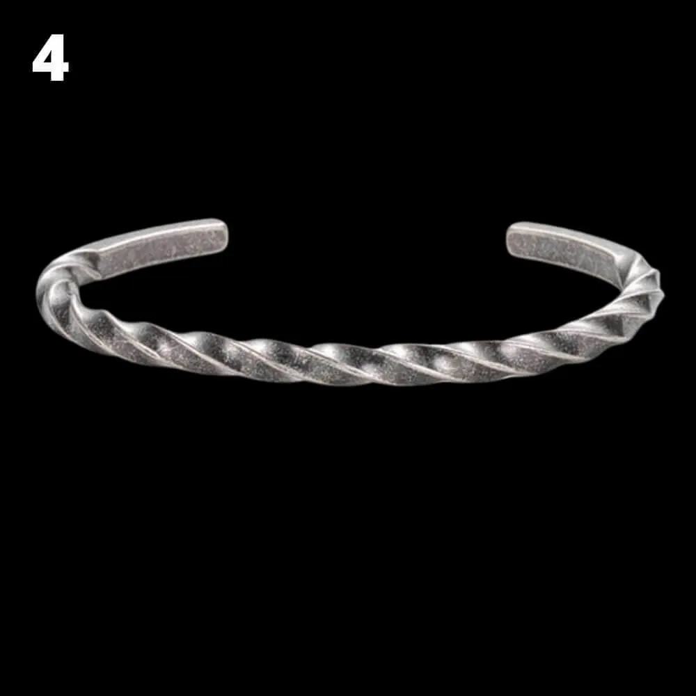 Modern Viking Titanium Steel Bangle