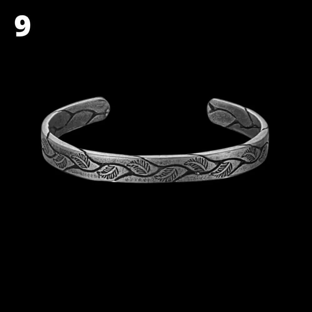 Modern Viking Titanium Steel Bangle