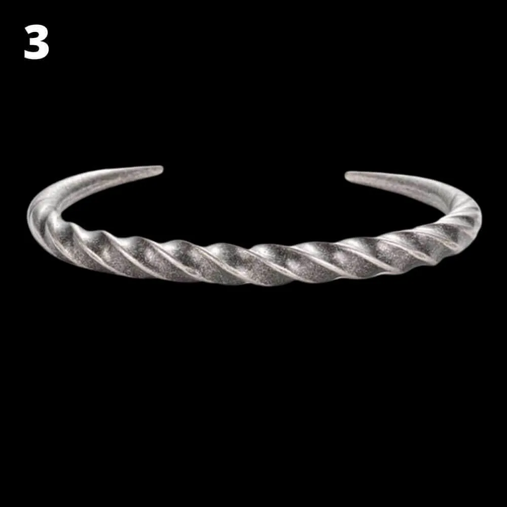 Modern Viking Titanium Steel Bangle