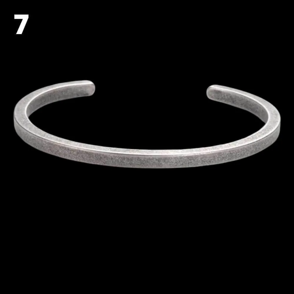 Modern Viking Titanium Steel Bangle