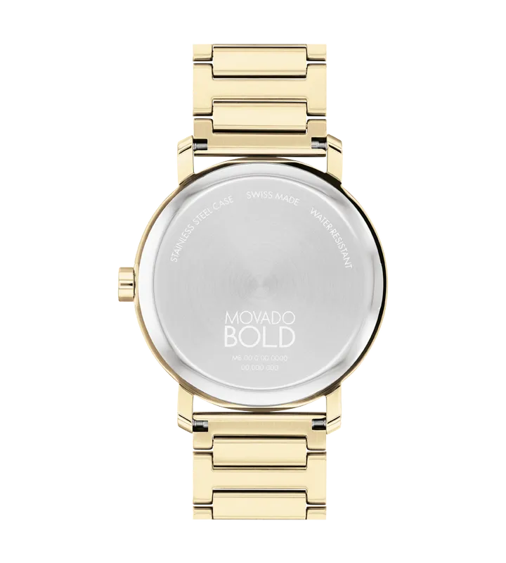 Movado BOLD Evolution 2.0 Gold Tone Watch 3601095