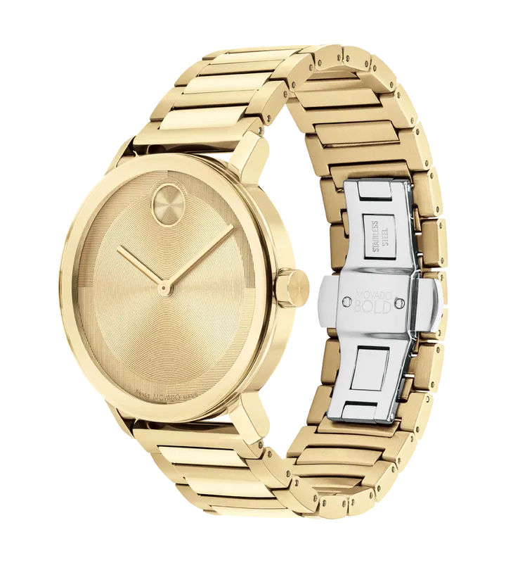 Movado BOLD Evolution 2.0 Gold Tone Watch 3601095