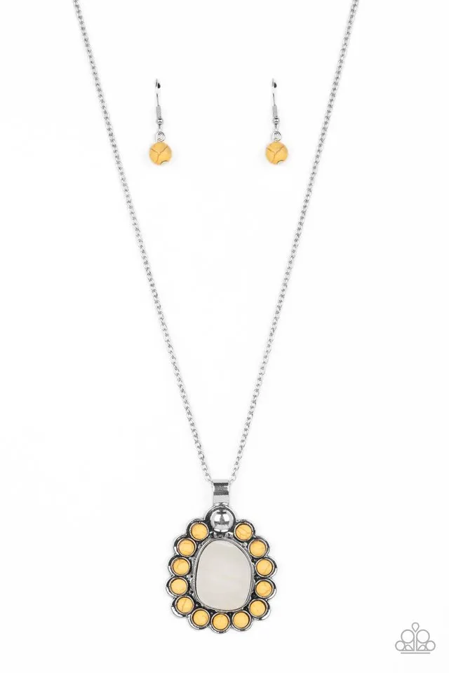 Paparazzi Necklace ~ Sahara Sea - Yellow