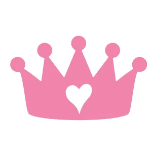 Princess Crown Stencil