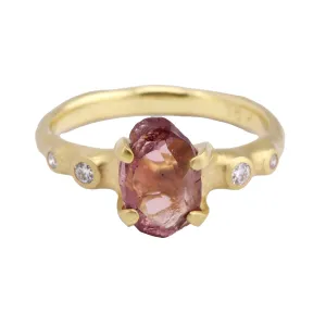 Rough Luxe Mahenge Garnet Ring