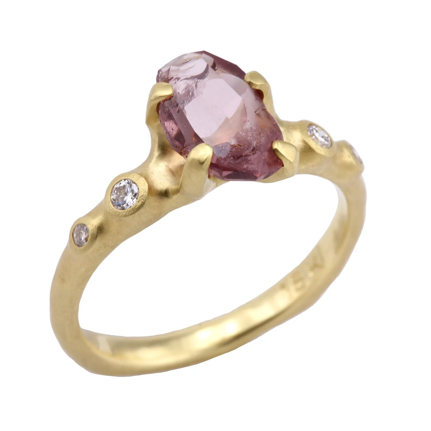 Rough Luxe Mahenge Garnet Ring