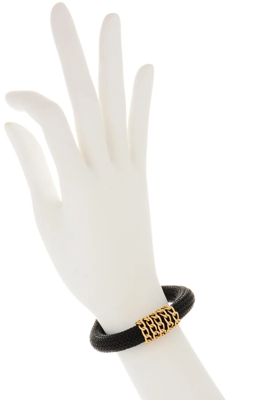 SILENA Black Golden Chain Bracelet