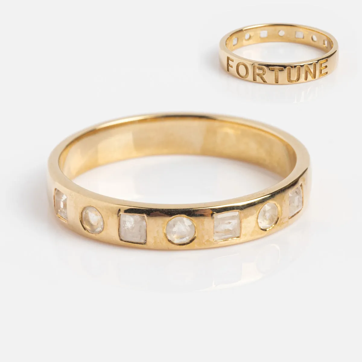 Solid Gold Within You Birthstone Band