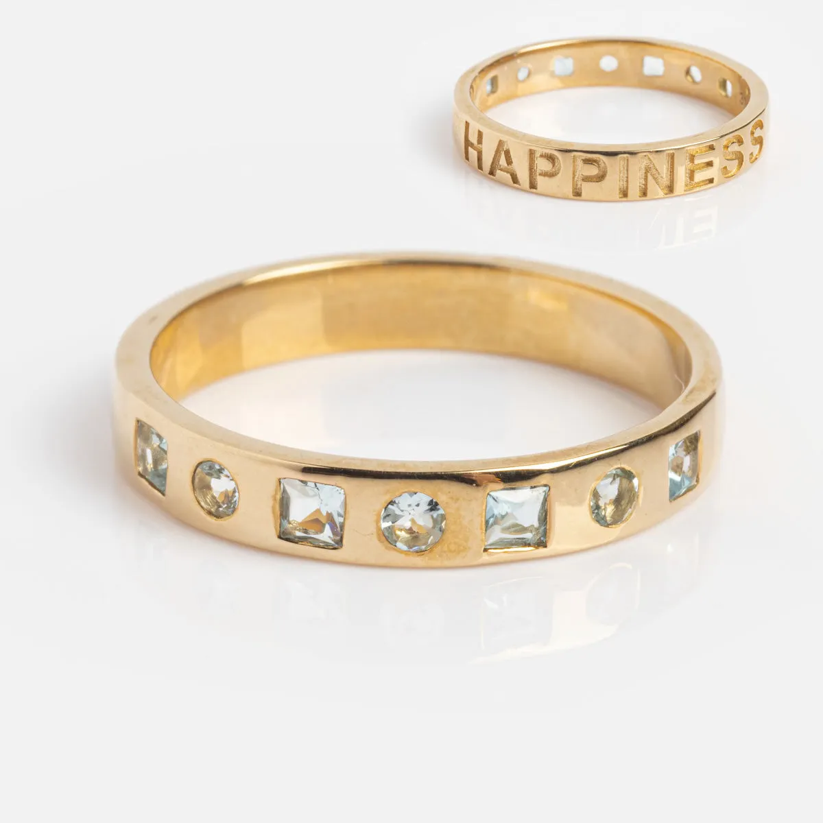 Solid Gold Within You Birthstone Band