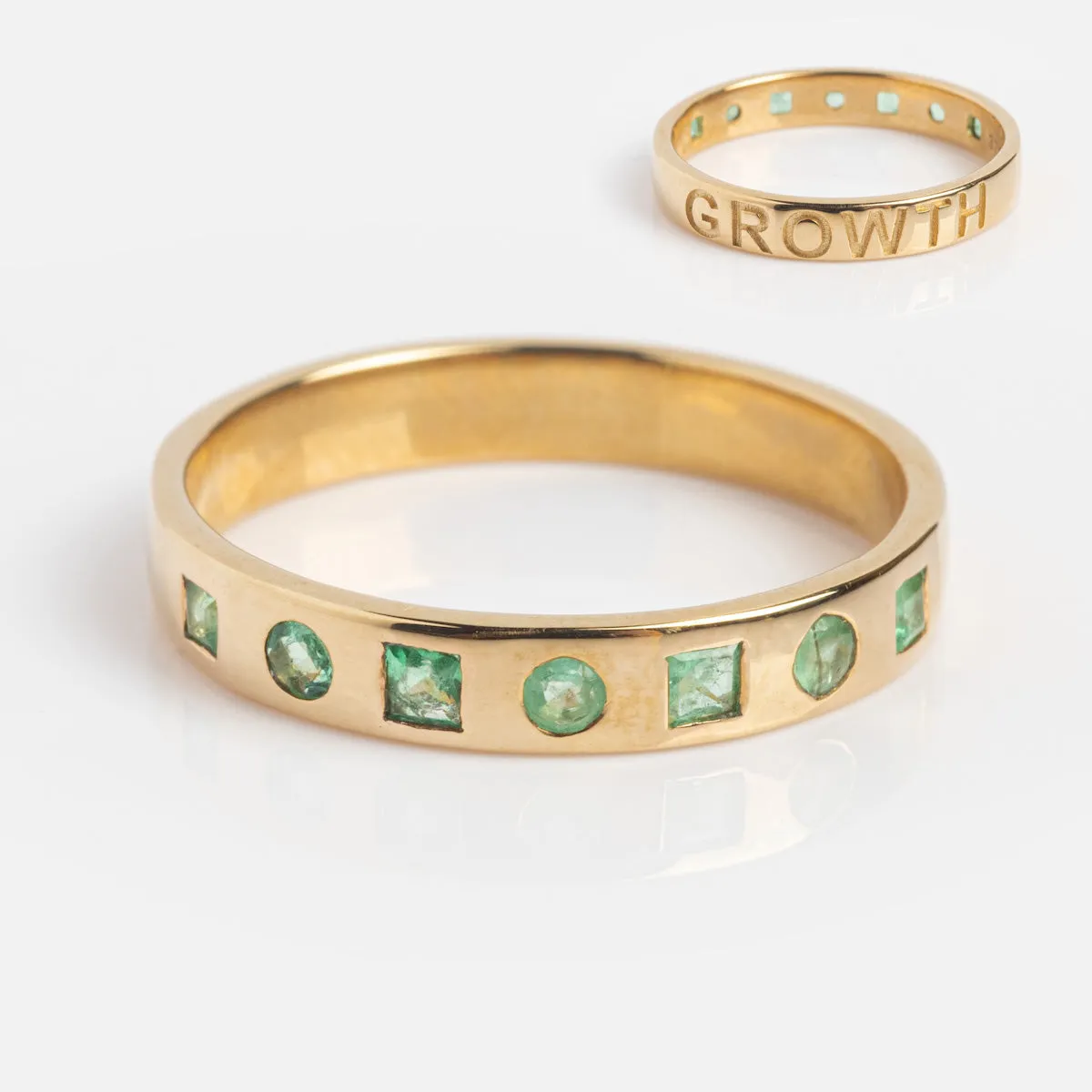 Solid Gold Within You Birthstone Band