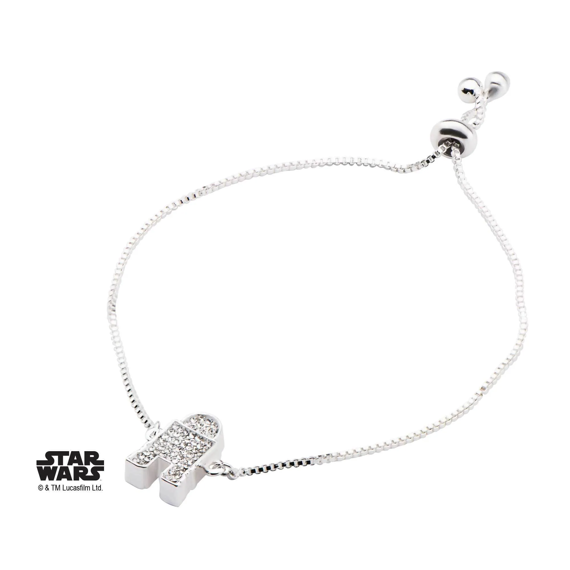 Star Wars R2-D2 with Clear Gem Bracelet