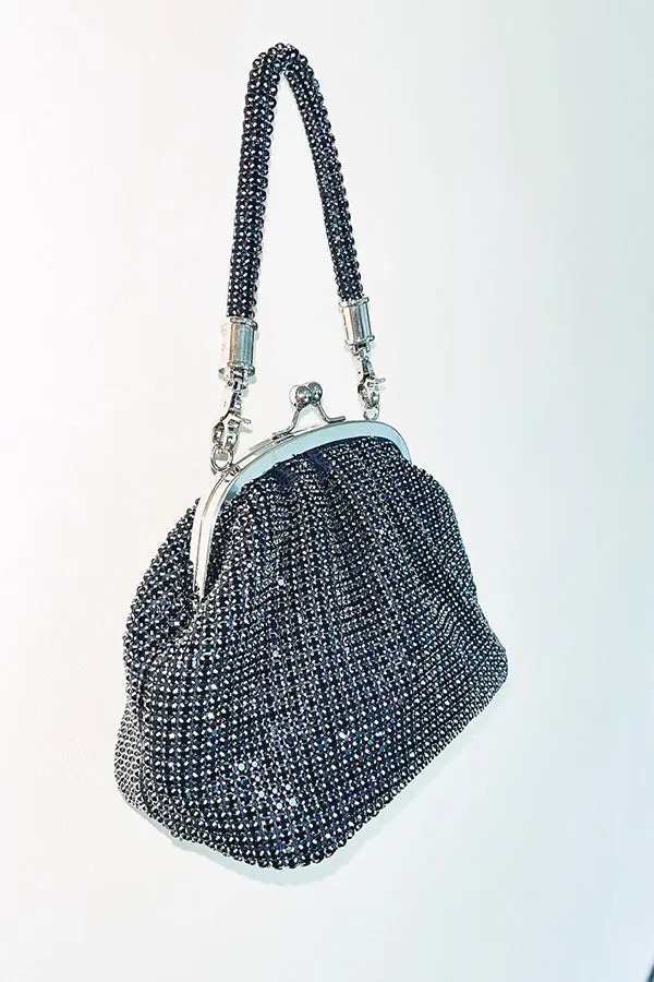 Stylish Glitter Rhinestones Evening Bag