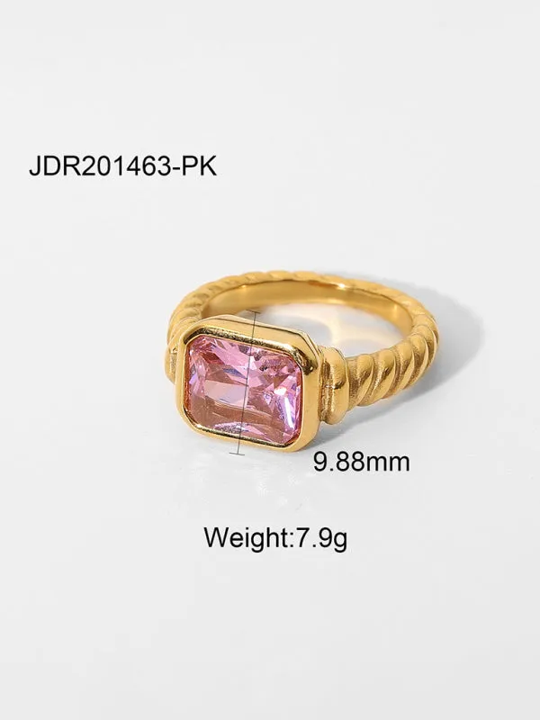 TEEK - Zircon Internet Celebrity Ring