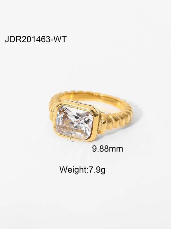 TEEK - Zircon Internet Celebrity Ring