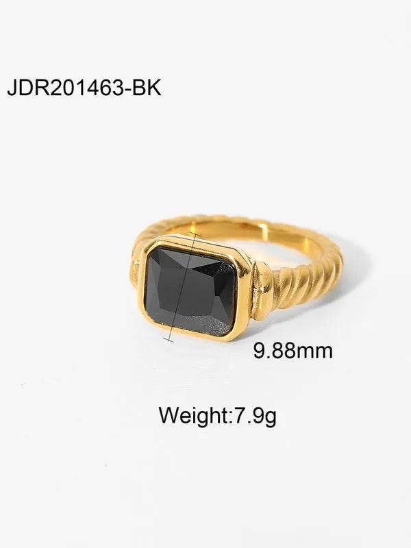 TEEK - Zircon Internet Celebrity Ring