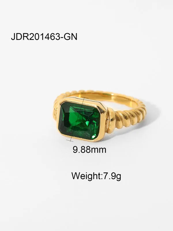 TEEK - Zircon Internet Celebrity Ring