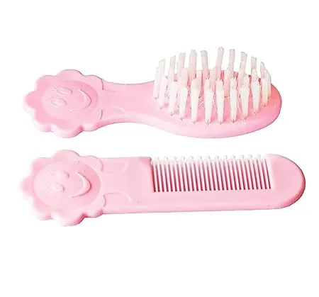 The Little Lookers Comb and Brush Set with Soft Bristles and Rounded Tips for Baby’s Sensitive Skin/Hair Care |Grooming Accessories | Comb Set for Newborns/Babies/Kids/Toddlers(0-2 Years)