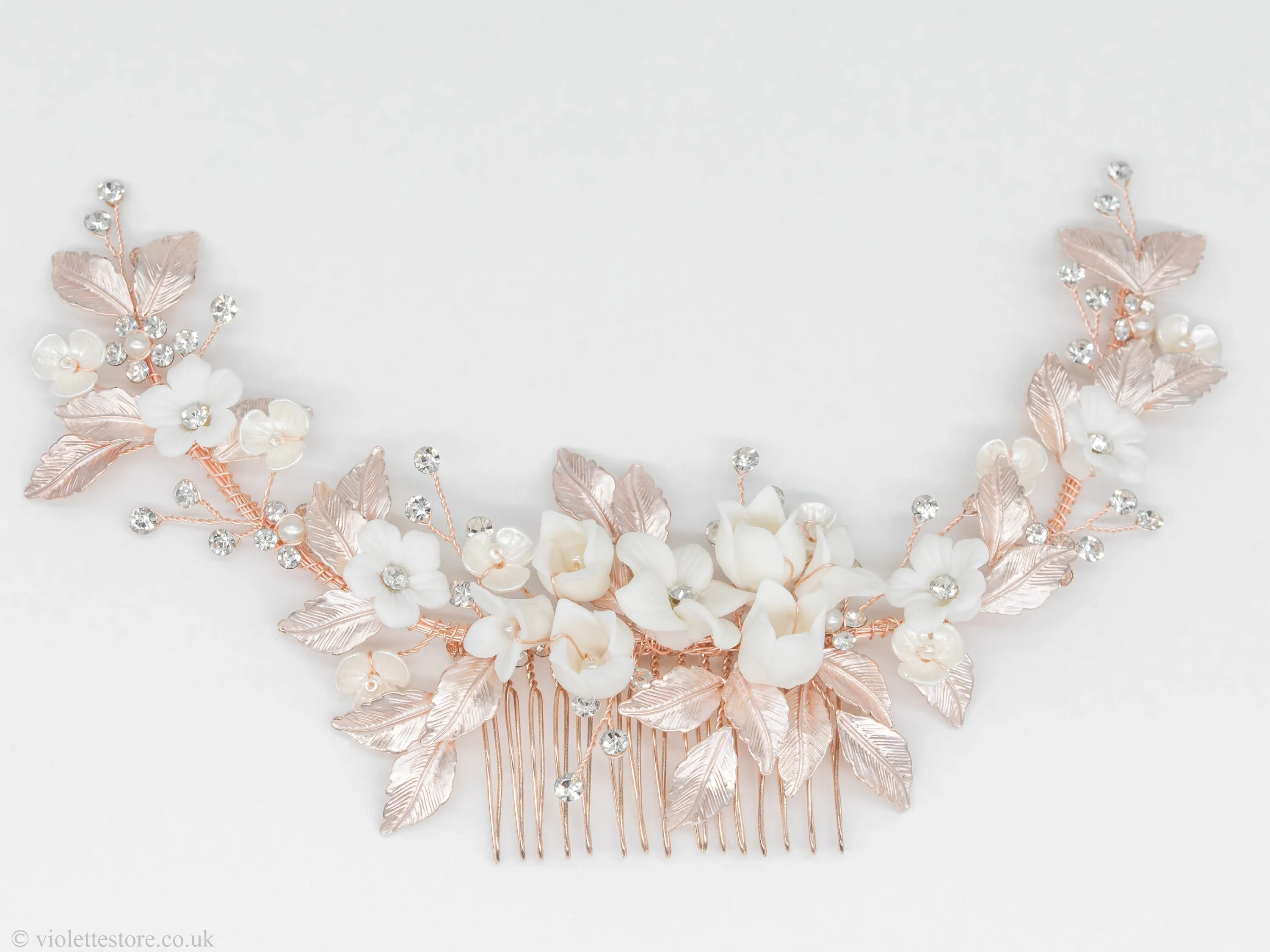 Vivi Rose Gold Hair Comb