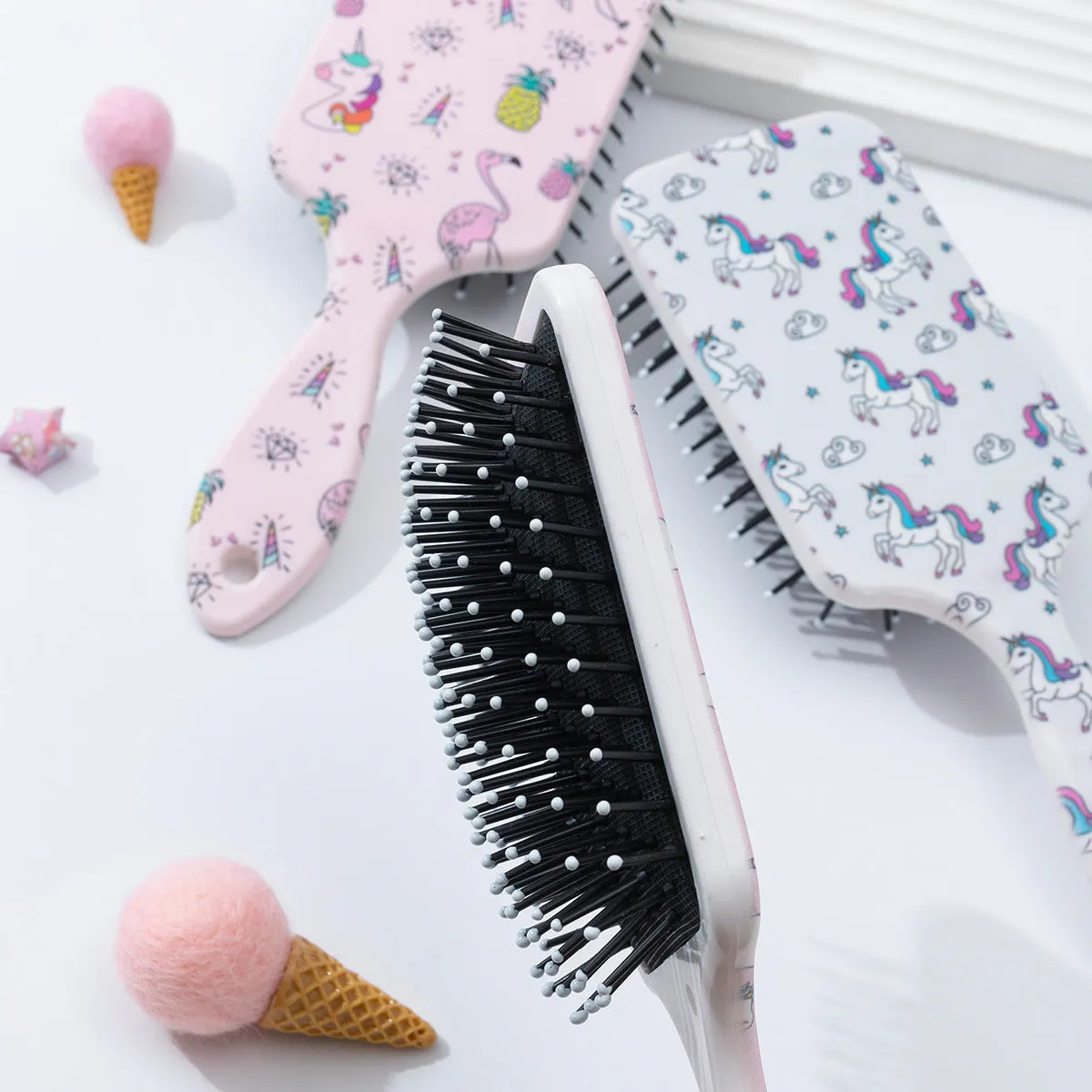 Wholesale  Unicorn Cartoon DIY Plastic Comb